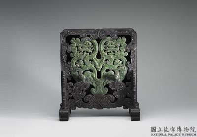 图片[3]-Mirror stand with animals decoration, Qing dynasty, Qianlong reign (1736-1795)-China Archive